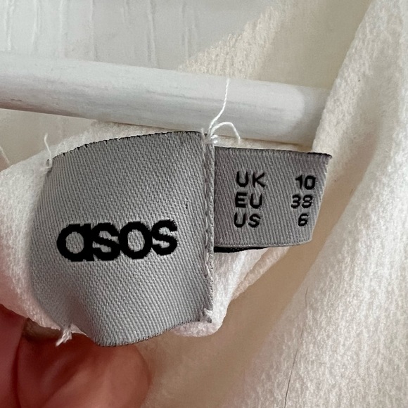 #30- Asos white flowy dress size 6 - Picture 4 of 6